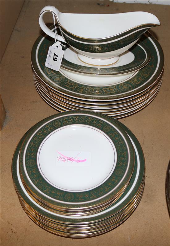 Vanborough Doulton part dinner service